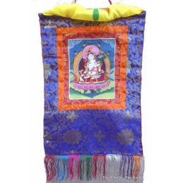 Tangka tibétain Tara Blanche Tentures tibétaines Bouddha tang tarab