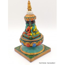 Statue Bouddha Zen Doré 18cm - Little Bouddha Spirit