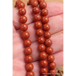 Mala tibétain 108 perles en Jaspe Rouge Mala tibétain 108 perles MADP10