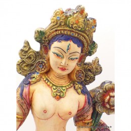 Grande statuette Tara Blanche 30 cm Statuettes Bouddhistes TARA3