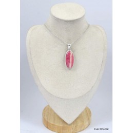 Pendentif Rhodochrosite grade AAA oval Pendentifs pierres naturelles KC40