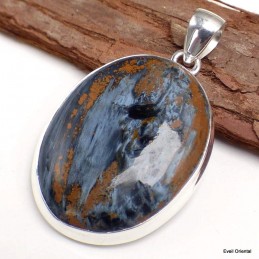 Etonnant pendentif argent et Pietersite 