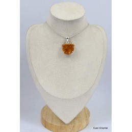 Pendentif citrine naturelle druze 