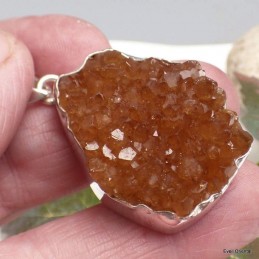 Pendentif Citrine veritable naturelle druze 