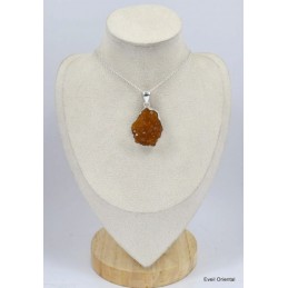 Pendentif Citrine veritable naturelle druze 