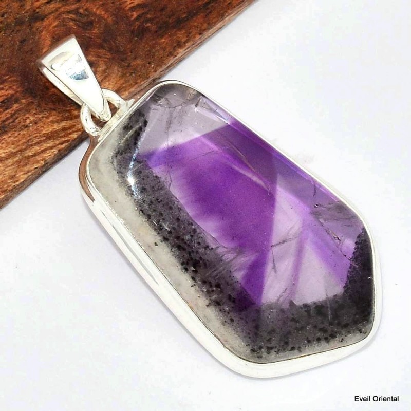 Pendentif Auralite 23 forme libre Pendentifs pierres naturelles KC46.3