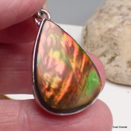 Pendentif en Ammolite du Canada Pendentifs pierres naturelles KC60