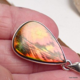 Pendentif en Ammolite du Canada Pendentifs pierres naturelles KC60