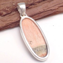 Pendentif Célestobarite long oval Bijoux en Célestobarite AW11.1