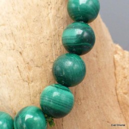 Bracelet mala tibétain en Malachite 