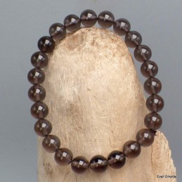 Bracelet mala tibétain Quartz fumé Bracelet Mala tibétain BRAM35