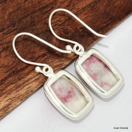 Boucles d'oreilles Cinabre rectangulaires 