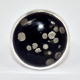 Bague Obsidienne Galaxie taille 54 