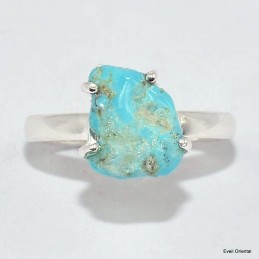 Bague Turquoise Kingmann véritable taille 58/59 