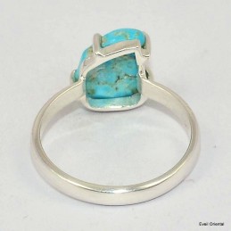 Bague Turquoise Kingmann véritable taille 58/59 