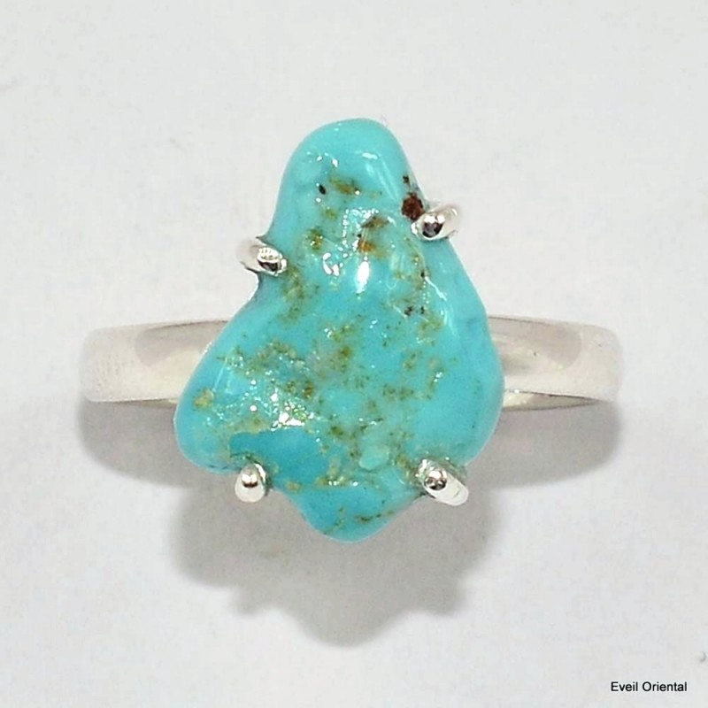 Bague Turquoise Kingmann véritable taille 55 