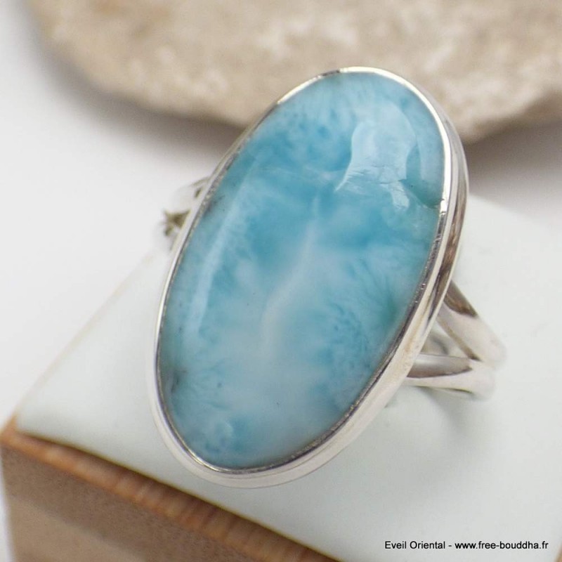 Bague authentique Larimar taille 66 