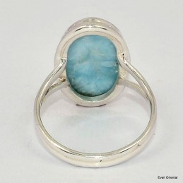 Bague authentique Larimar taille 66 