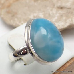 Bague authentique Larimar taille 61 