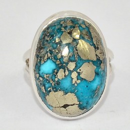 Bague véritable Turquoise du moyen orient taille 58 