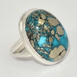 Bague véritable Turquoise du moyen orient taille 58 