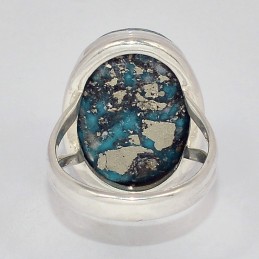 Bague véritable Turquoise du moyen orient taille 58 