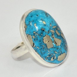 Bague véritable Turquoise du moyen orient taille 59/60 