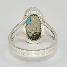 Bague véritable Turquoise du moyen orient taille 60 