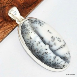 Pendentif argent Merlinite 