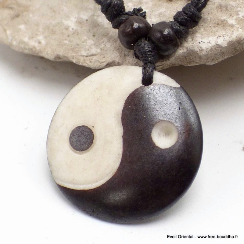 Bijou pendentif tibétain Ying Yang Bijoux tibetains bouddhistes AAP12