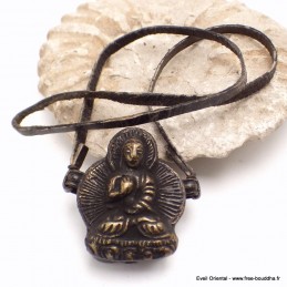 Amulette tibétaine pendentif ghau Bouddha Bijoux tibetains bouddhistes ref 43