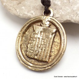 Pendentif bouddhiste KALACHAKRA Bijoux tibetains bouddhistes FS30