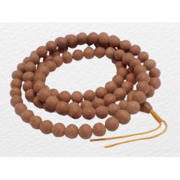 AUTHENTIQUE Mala de prières bouddhiste en Graines de Bodhi Mala tibétain 108 perles BM17