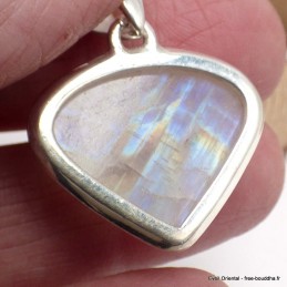 Pendentif goutte Pierre de lune Rainbow 