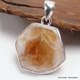 Pendentif Authentique pierre stalactite citrine naturelle Pendentifs pierres naturelles BK95.6