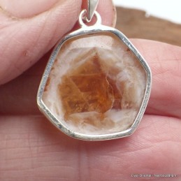 Pendentif Authentique citrine naturelle 