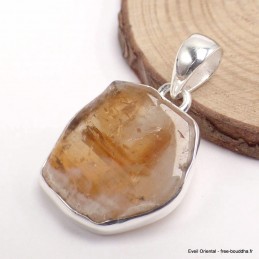 Bijou citrine non traitée Pendentifs pierres naturelles BK95.7