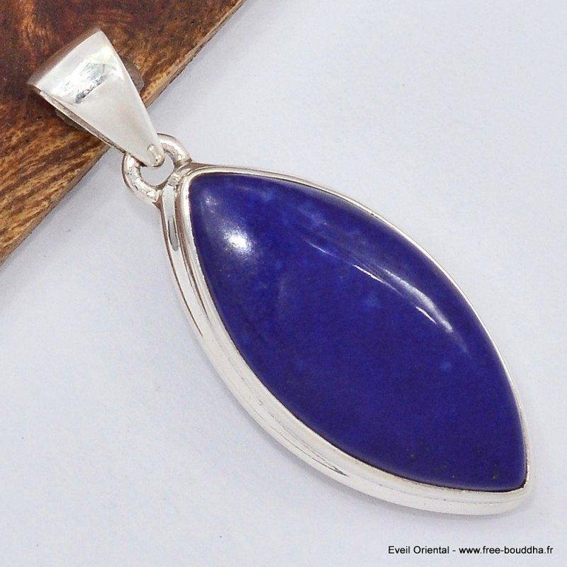 Pendentif Lapis lazuli marquise grade AAA 