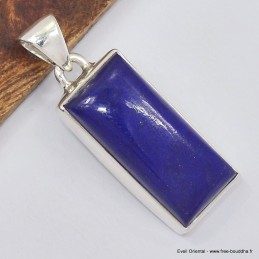 Pendentif Lapis lazuli rectangulaire 