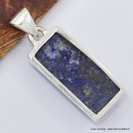 Pendentif Lapis lazuli rectangulaire 