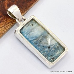 Pendentif rectangulaire en Glaciérite 