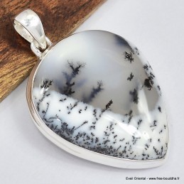 Gros pendentif goutte en Merlinite Bijoux en Opale Dendritique (Merlinite) SK5.2