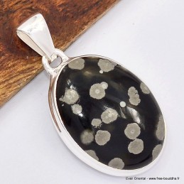 Pendentif Obsidienne Galaxy oval 