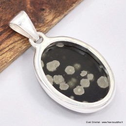 Pendentif Obsidienne Galaxy oval 