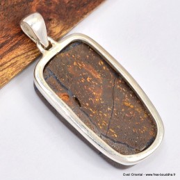 Gros Pendentif Opale boulder forme libre Bijoux en Opale Boulder SK18.1