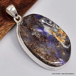 Pendentif Authentique Opale Boulder mauve Bijoux en Opale Boulder SK18.3