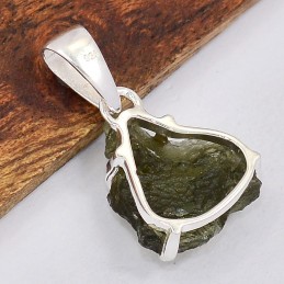 Pendentif vraie Moldavite grade AAA Bijoux en Moldavite SK17.3