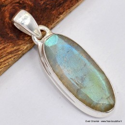 Superbe Labradorite bleu orange Bijoux en Labradorite Bleue SK19.4