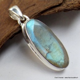 Superbe Labradorite bleu orange Bijoux en Labradorite Bleue SK19.4