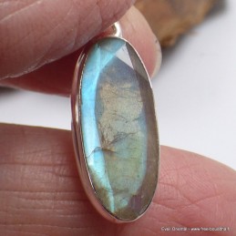 Superbe Labradorite bleu orange Bijoux en Labradorite Bleue SK19.4